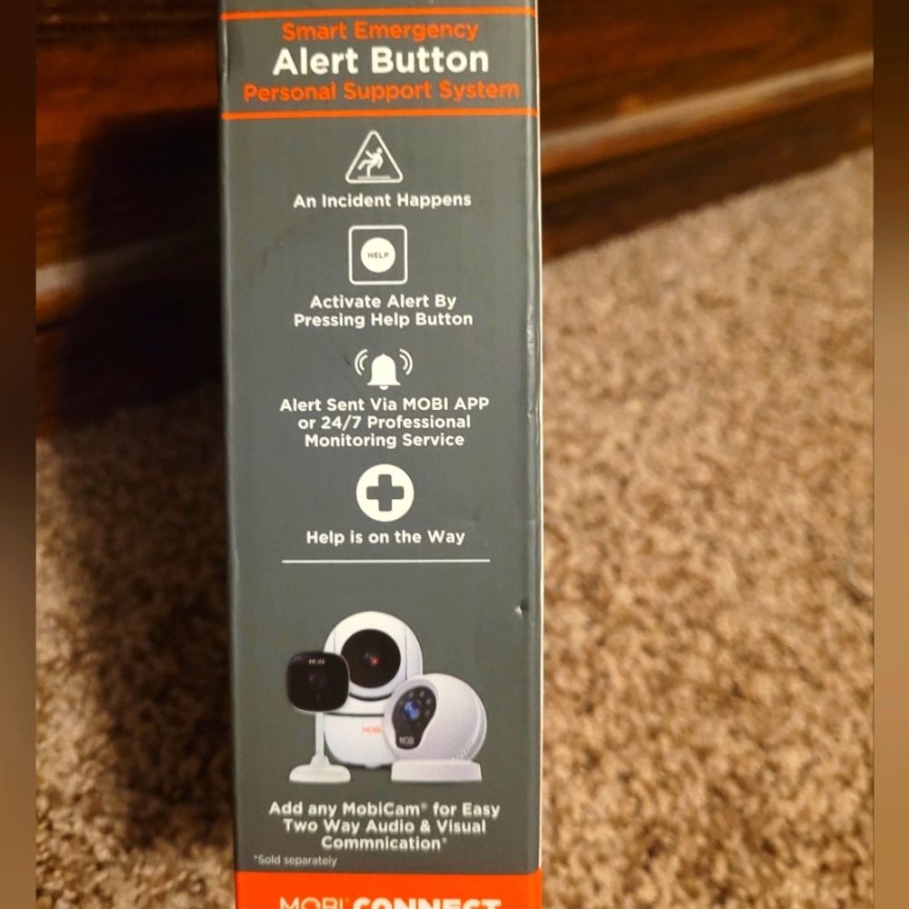 Mobi Smart Emergency Alert Button New In Box - Picture 3 of 4